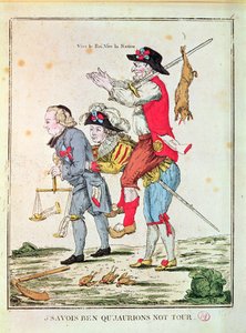 &39;मुझे पता था कि हमारी बारी होगी&39;, कार्टून तीन आदेशों का चित्रण, 1789 द्वारा फ्रेंच स्कूल